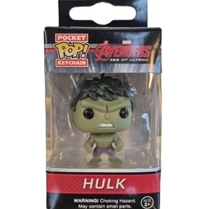 Funko × Marvel HULK Pocket POP Keychain - Black & Green,